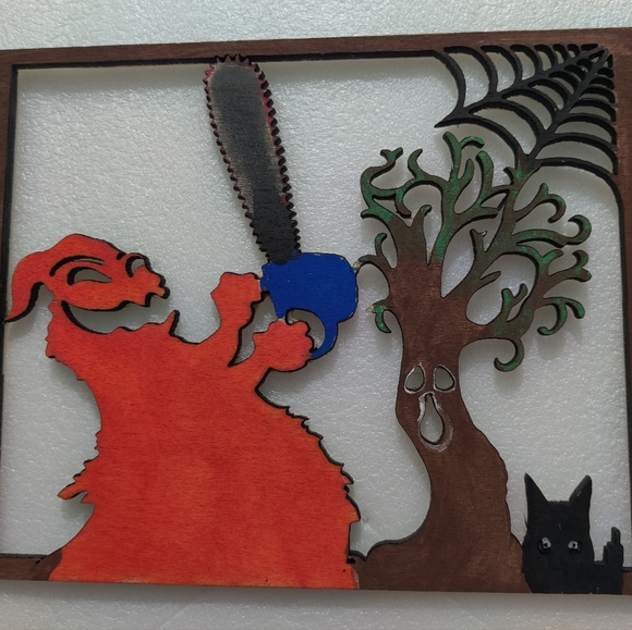 Oogy boogie wooden cutting out. - Picture 1 of 3